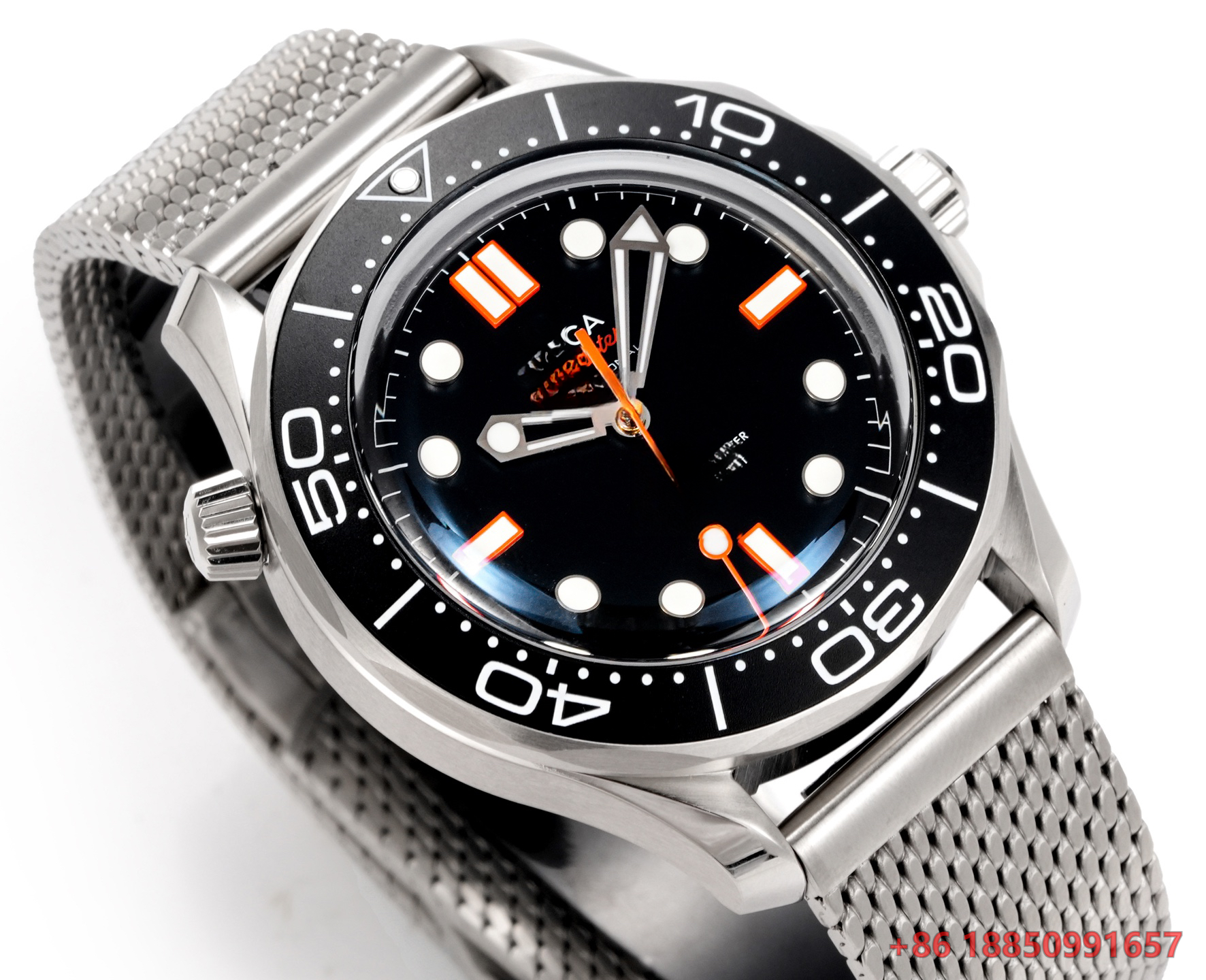 42mm Diver Style Automatic Mec - Rubber Strap Diver avaliação e preço