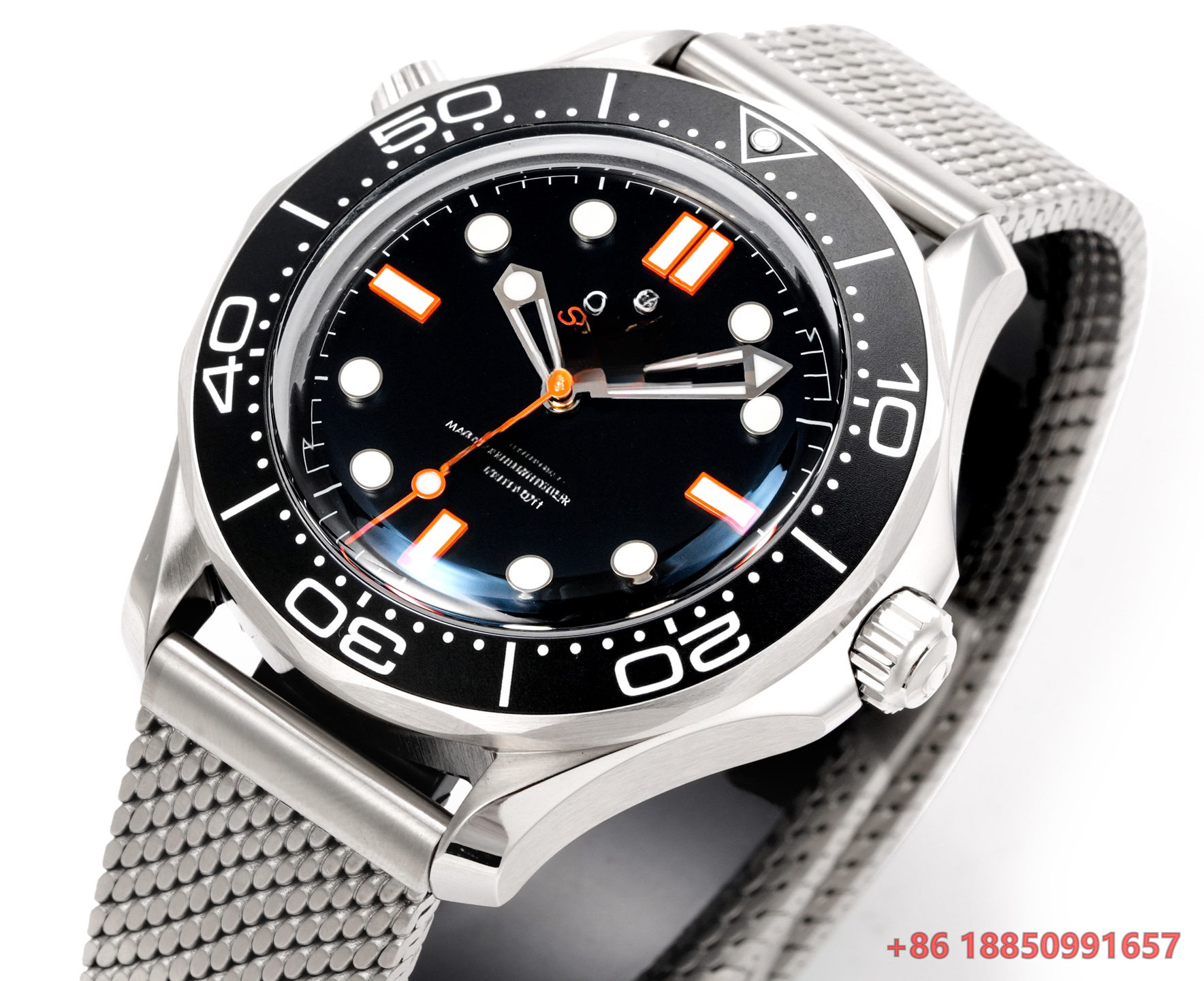 42mm Diver Style Automatic Mec - Rubber Strap Diver avaliação e preço