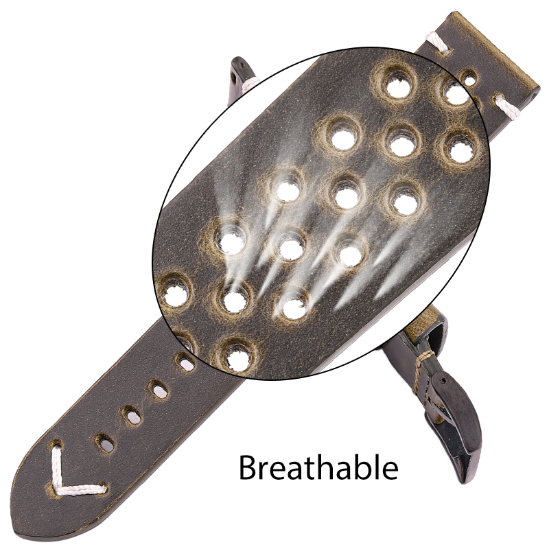 Breathable Genuine Leather Qui - Nato Strap Nylon avaliação e preço