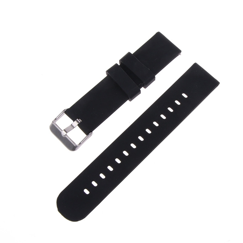 Silicone Strap 20/22mm Soft Qu - Silicone Watch Band 22Mm avaliação e preço