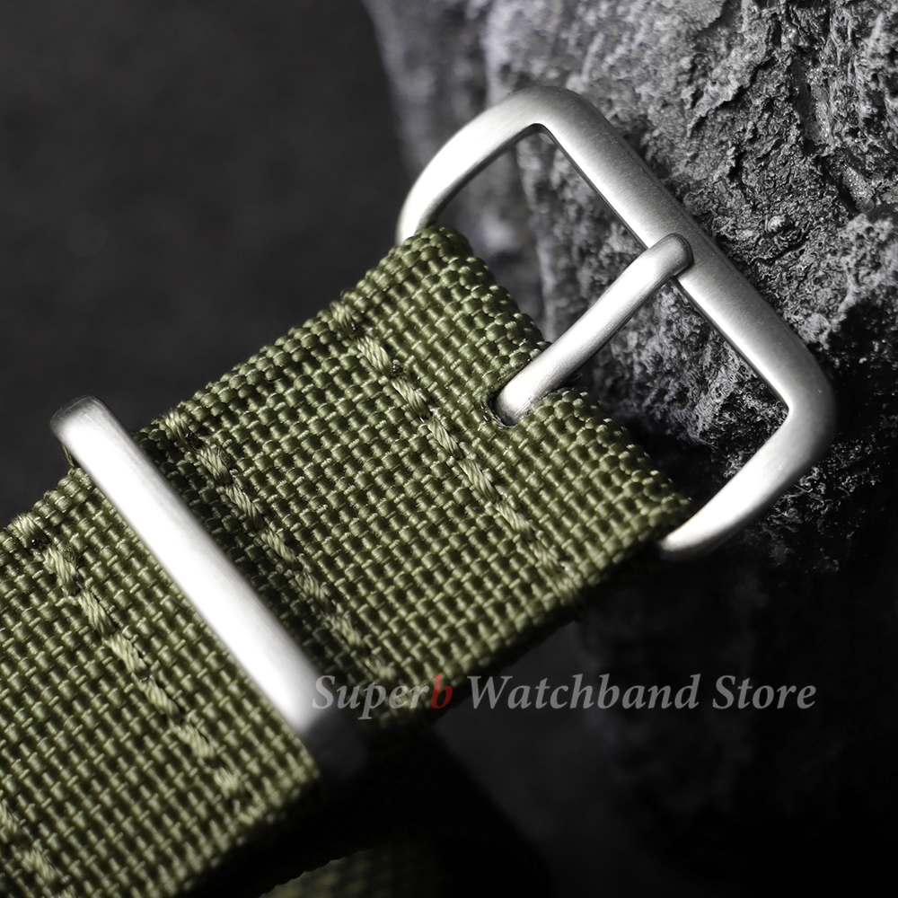 18mm 19mm 20mm 22mm New Ribbed - Canvas Strap Watch avaliação e preço