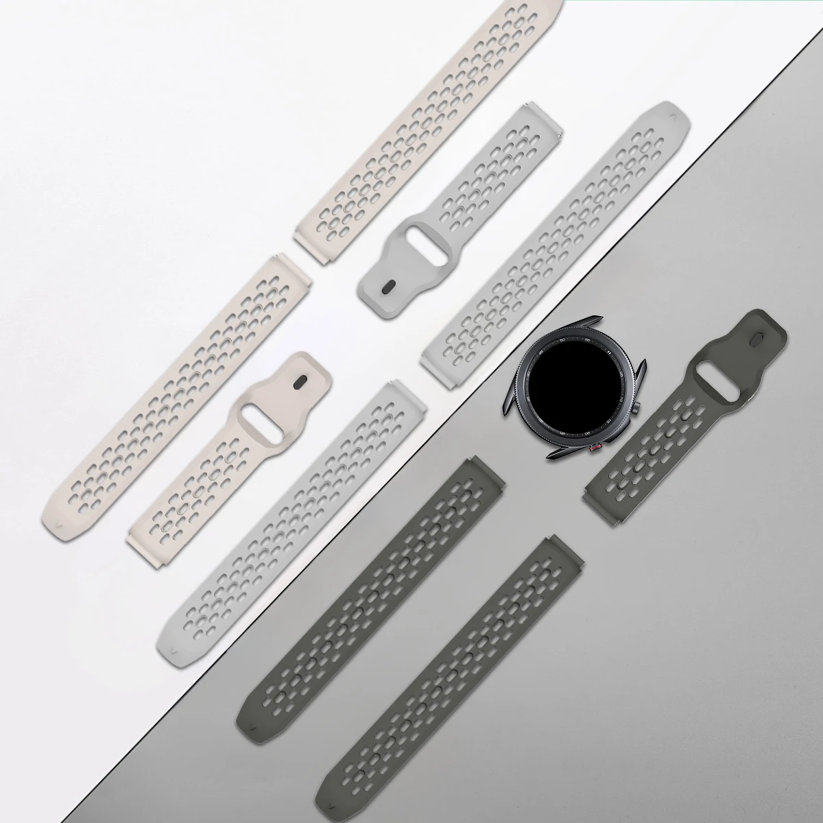 18mm 20mm 22mm Silicone Strap  - Nato Strap Nylon avaliação e preço
