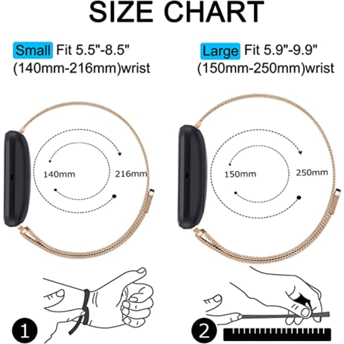 Milanese Strap for Fitbit Vers - Milanese Loop Magnetic avaliação e preço