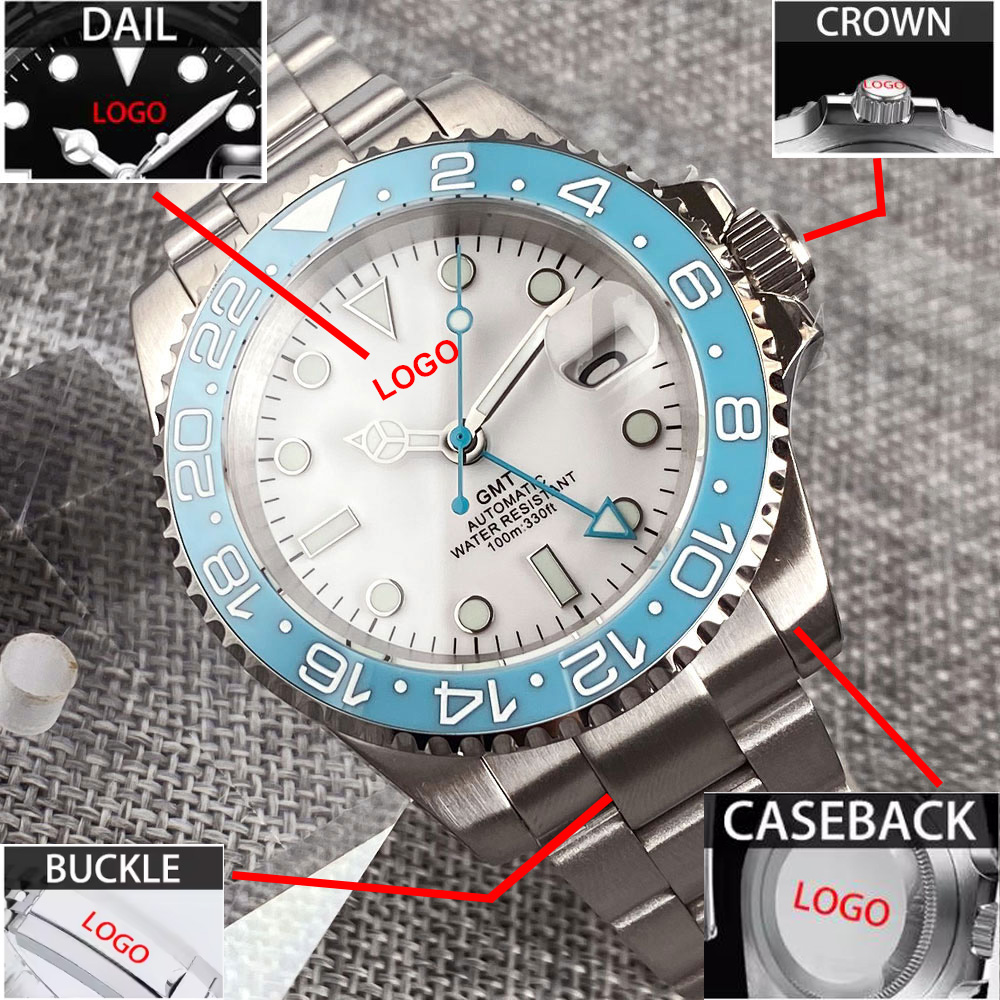 Customized 40mm Ice Blue Dial  - Stainless Bracelet Diver avaliação e preço