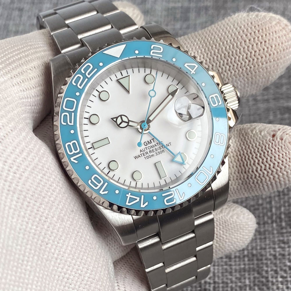 Customized 40mm Ice Blue Dial  - Stainless Bracelet Diver avaliação e preço