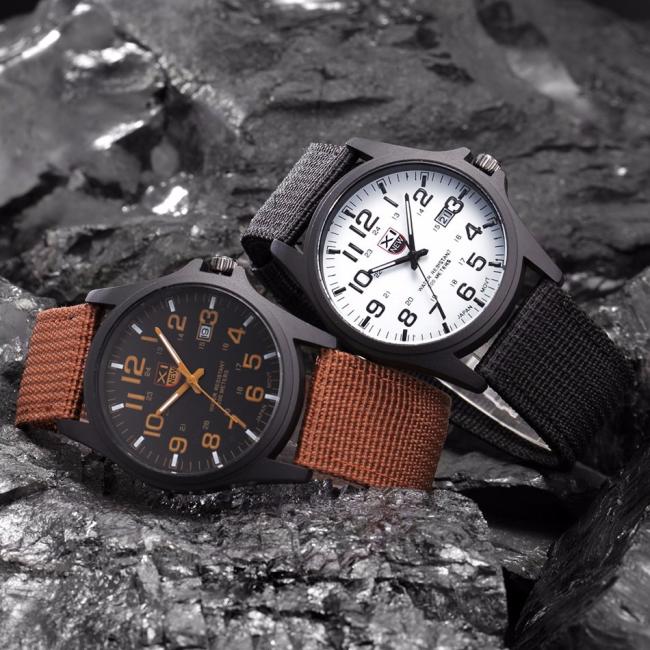 Men'S Quartz Watch Student Sim - Tropic Strap Vintage avaliação e preço