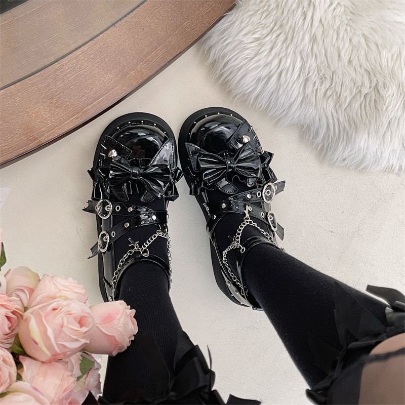 2026 Platform Lolita Shoes Wom - Mesh Strap Metal avaliação e preço