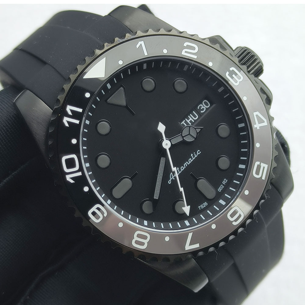 40MM NH36 Watch Black Men's St - Stainless Bracelet Diver avaliação e preço