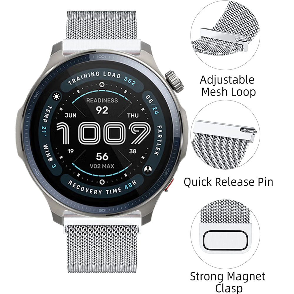 20mm 22mm Milanese Loop Strap  - Milanese Loop Magnetic avaliação e preço
