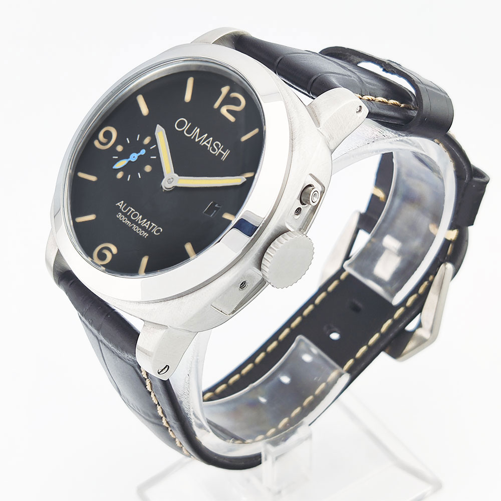 44mm Men's watch Seagull st255 - Stainless Bracelet Diver avaliação e preço