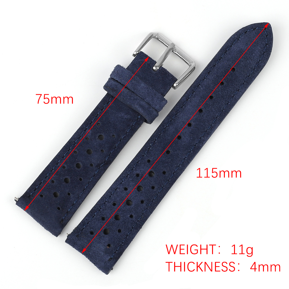 Suede Leather Watch Band 18mm  - Suede Strap Watch avaliação e preço