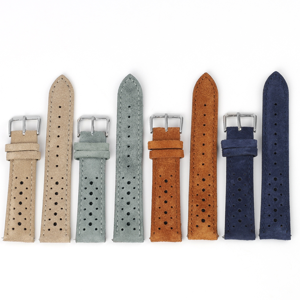 Suede Leather Watch Band 18mm  - Suede Strap Watch avaliação e preço
