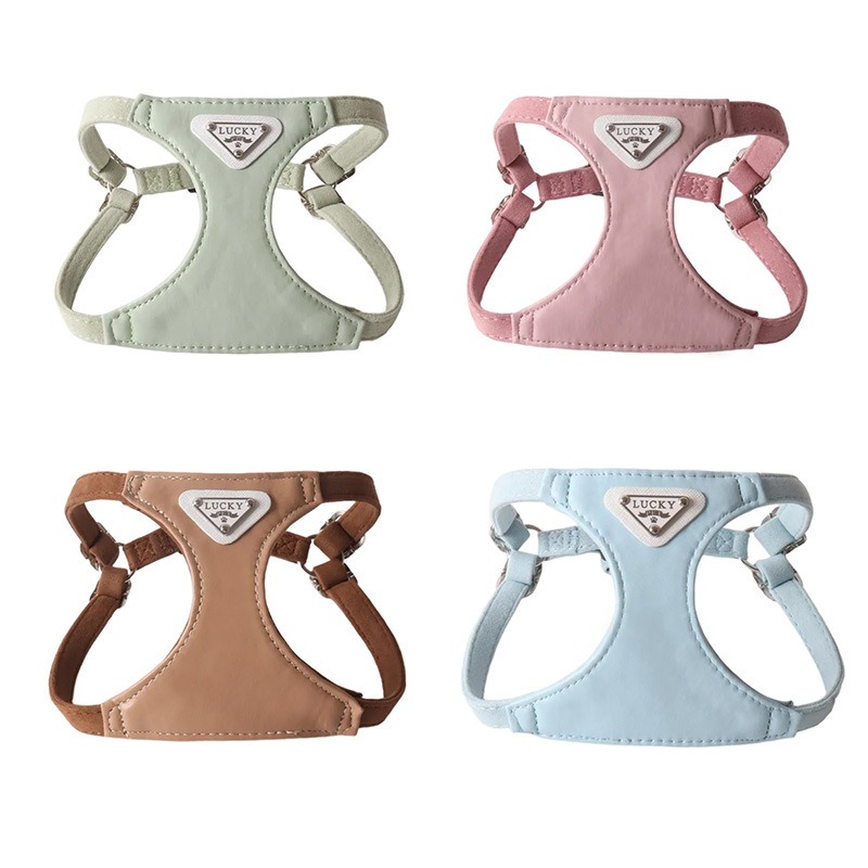 Macaron Chest Harness PU Vest  - Leather Strap Quick Release avaliação e preço