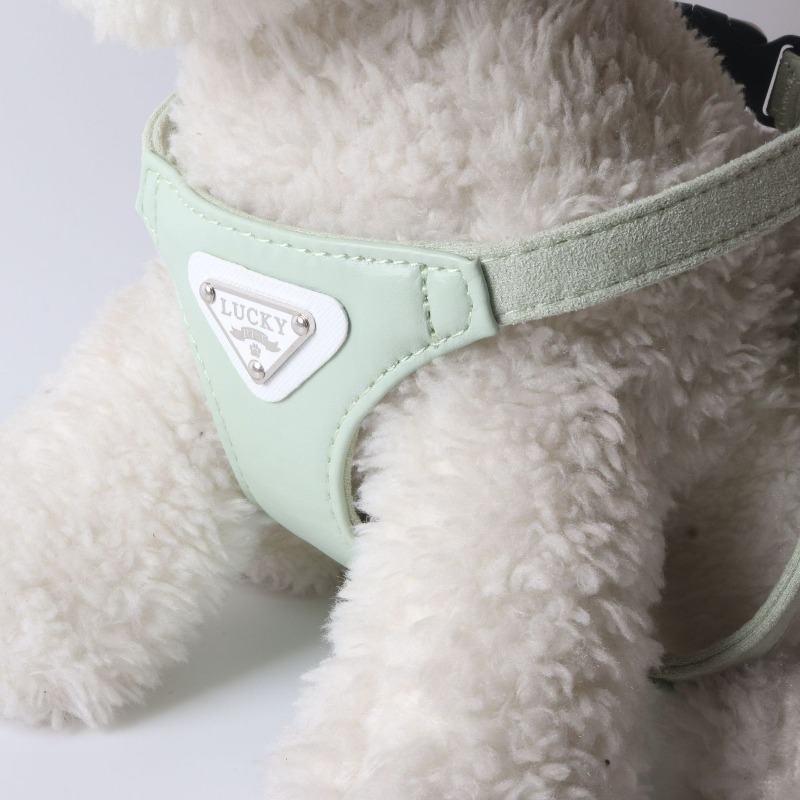 Macaron Chest Harness PU Vest  - Leather Strap Quick Release avaliação e preço