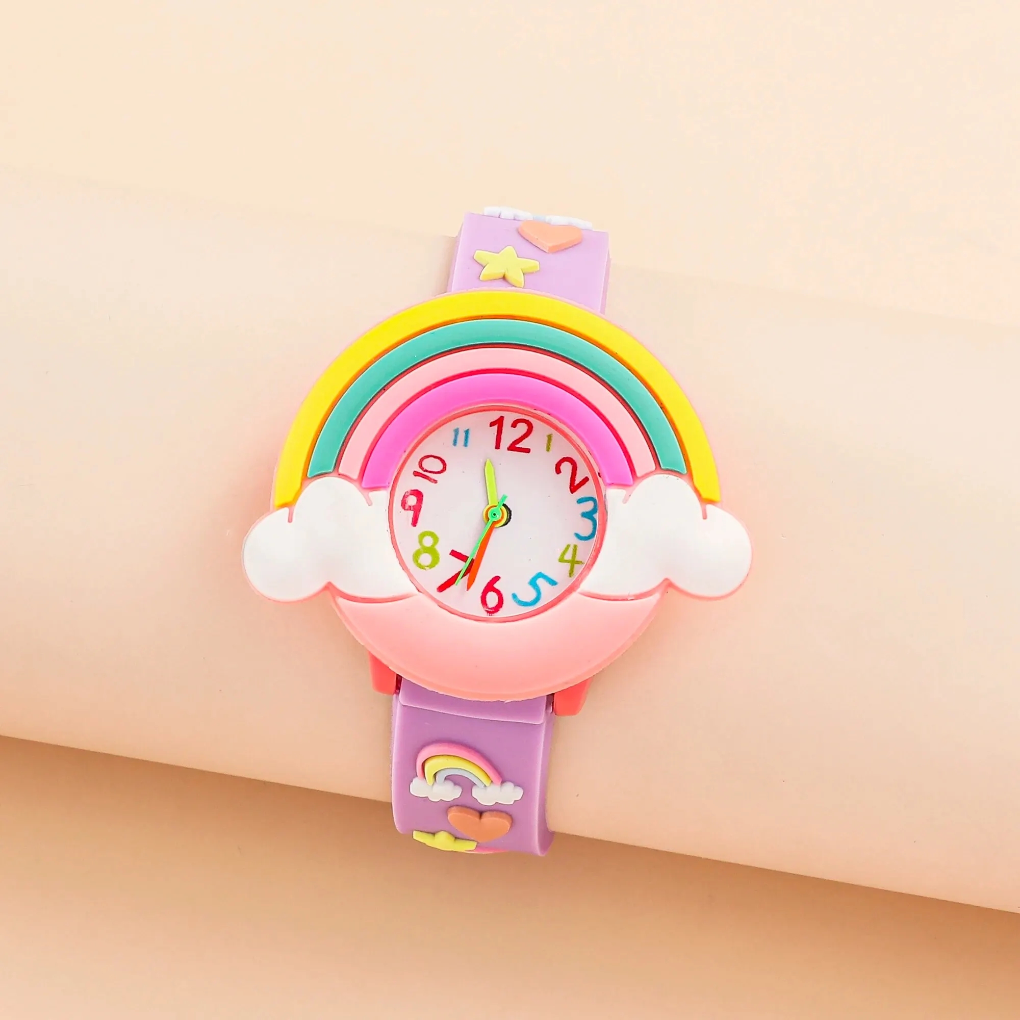 2024 New Rainbow Cloud Printed - Silicone Watch Band 22Mm avaliação e preço