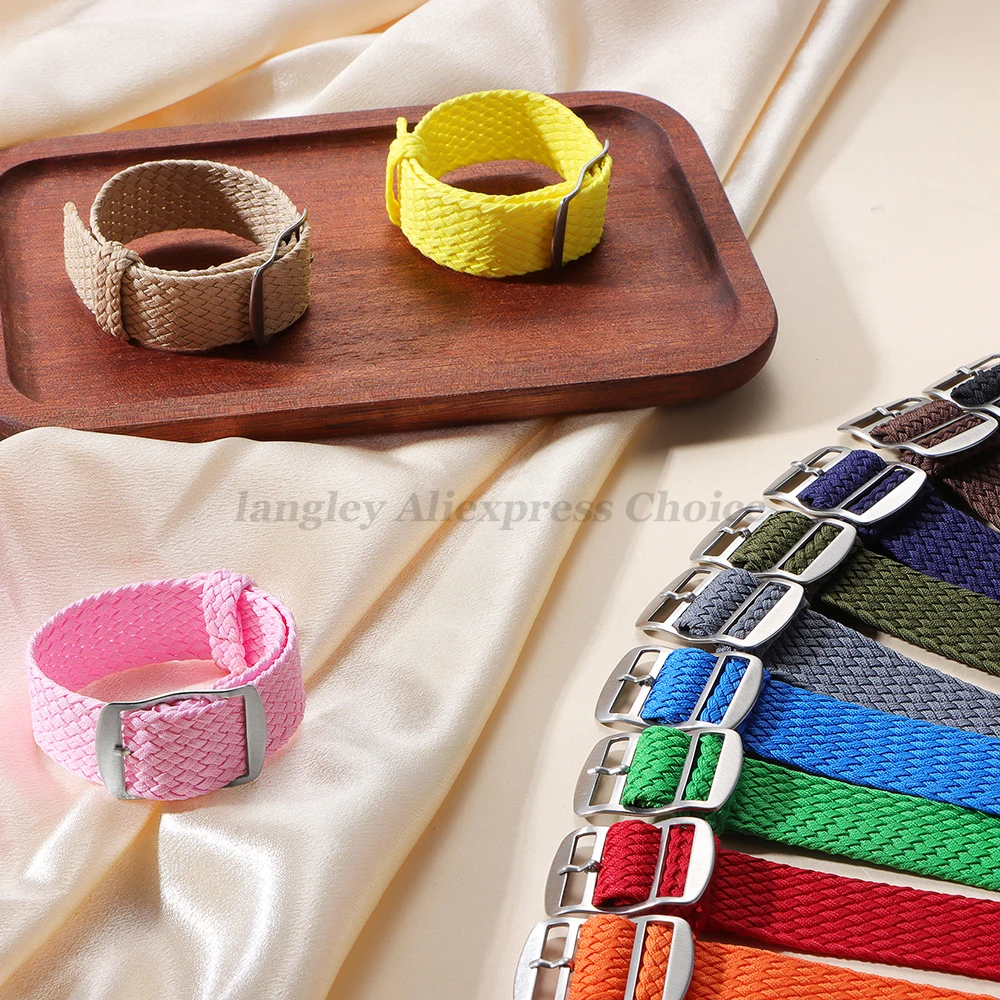 14mm 16mm 18mm 20mm 22mm Fabri - Perlon Strap Woven avaliação e preço