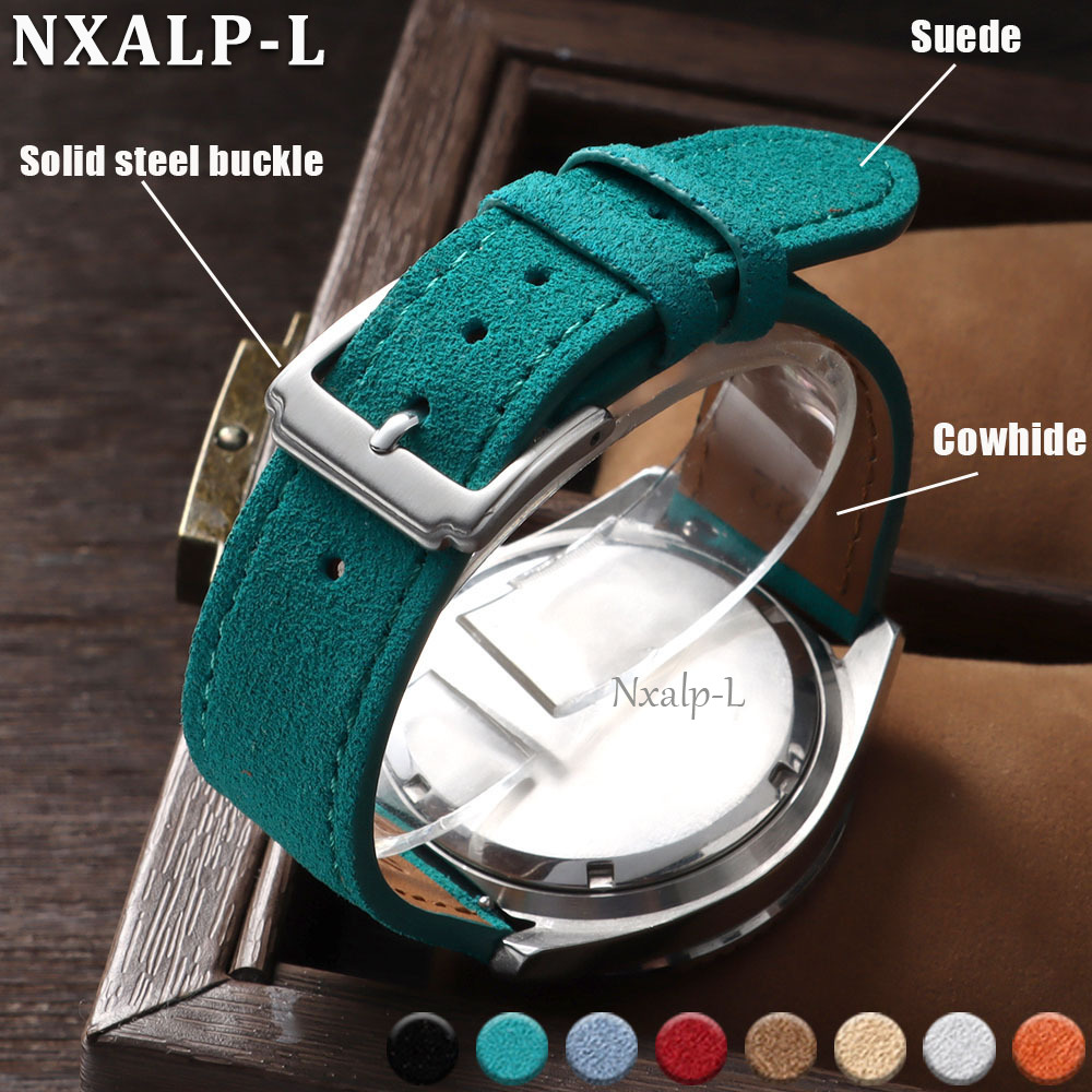 Durable Suede Cowhide Watch St - Suede Strap Watch avaliação e preço