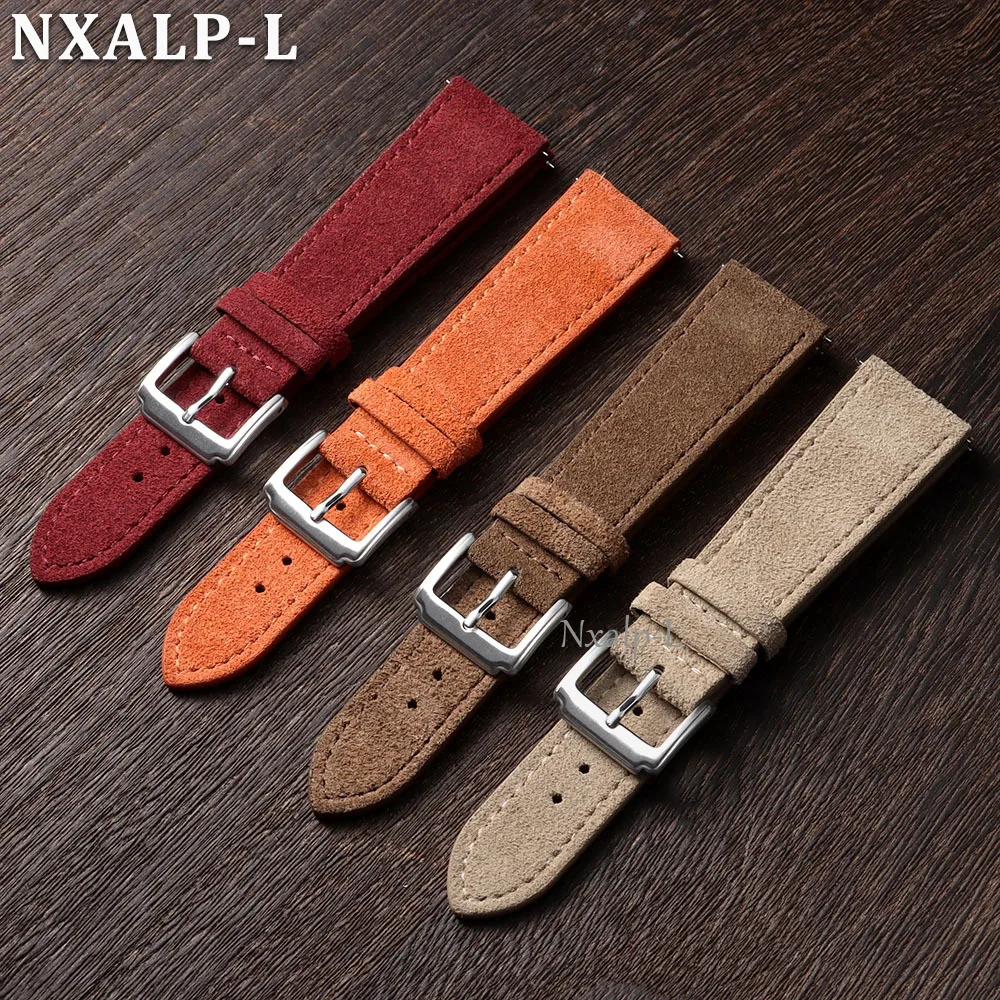 Durable Suede Cowhide Watch St - Suede Strap Watch avaliação e preço
