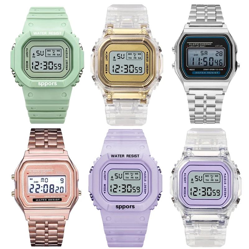 PCV/F91W Steel Strap Watch LED - Tropic Strap Vintage avaliação e preço