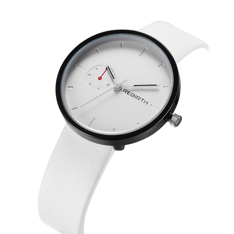 2018 Rebirth Popular Men Women - Leather Watch Band Men avaliação e preço