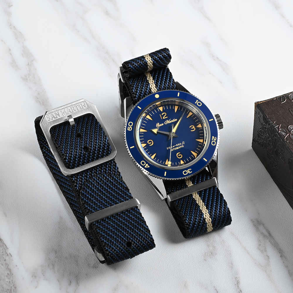 San Martin High Quality 20mm U - Nato Strap Nylon avaliação e preço