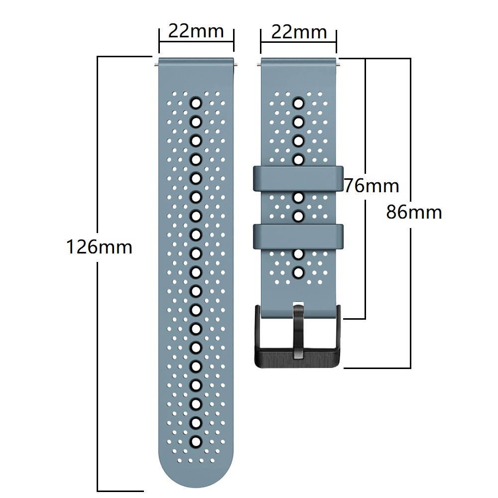 22mm Silicone Band For COROS P - Silicone Watch Band 22Mm avaliação e preço