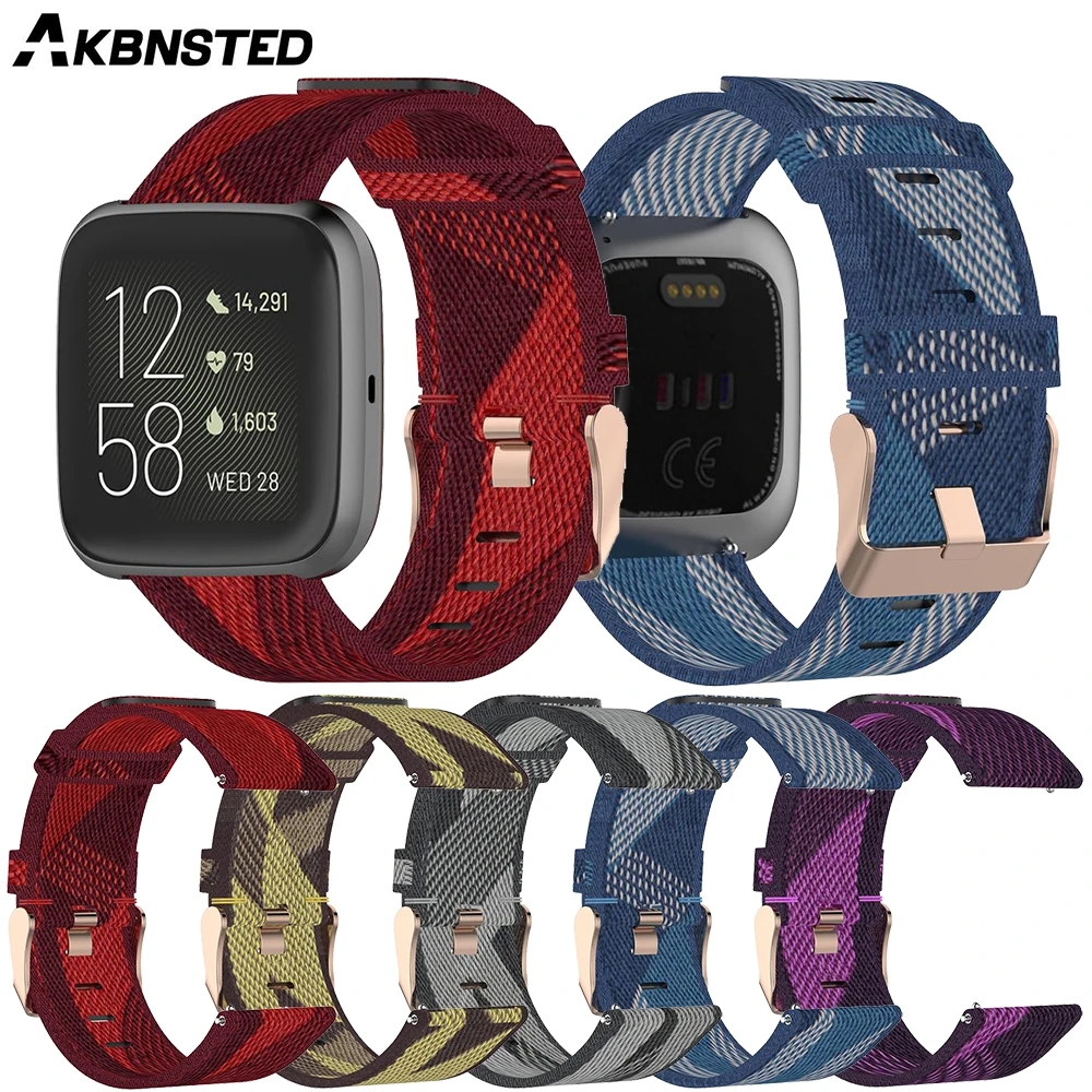 AKBNSTED 22MM Camouflage Nylon - Canvas Strap Watch avaliação e preço
