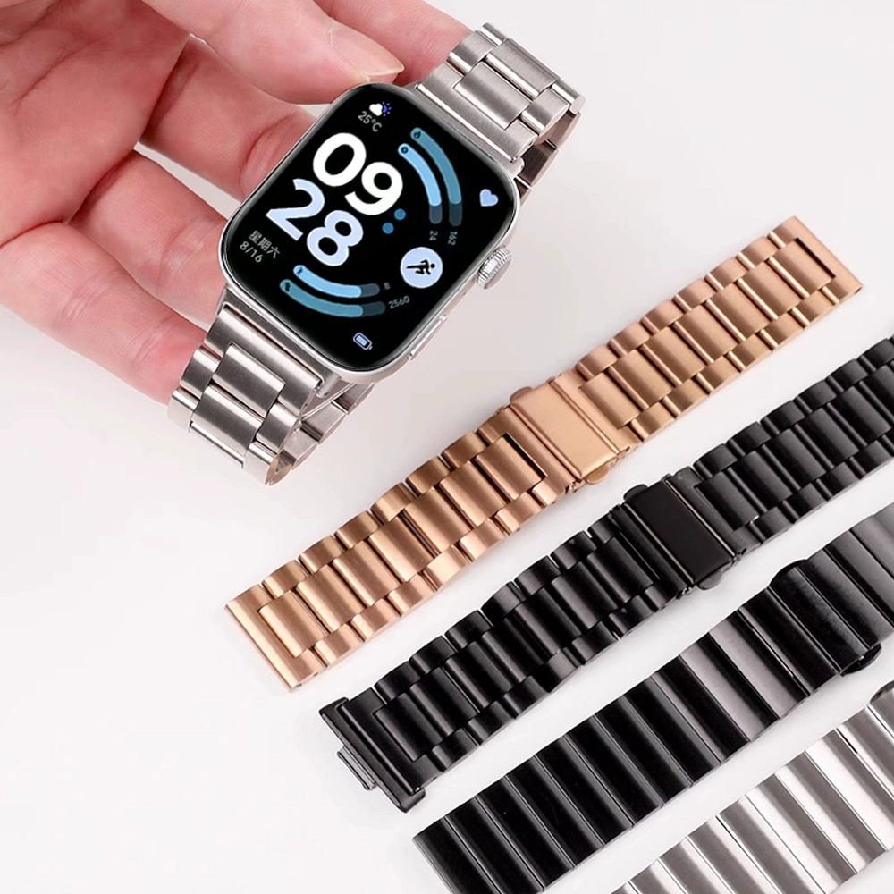 Luxurious Bands for Redmi Watc - Butterfly Clasp Deployant avaliação e preço