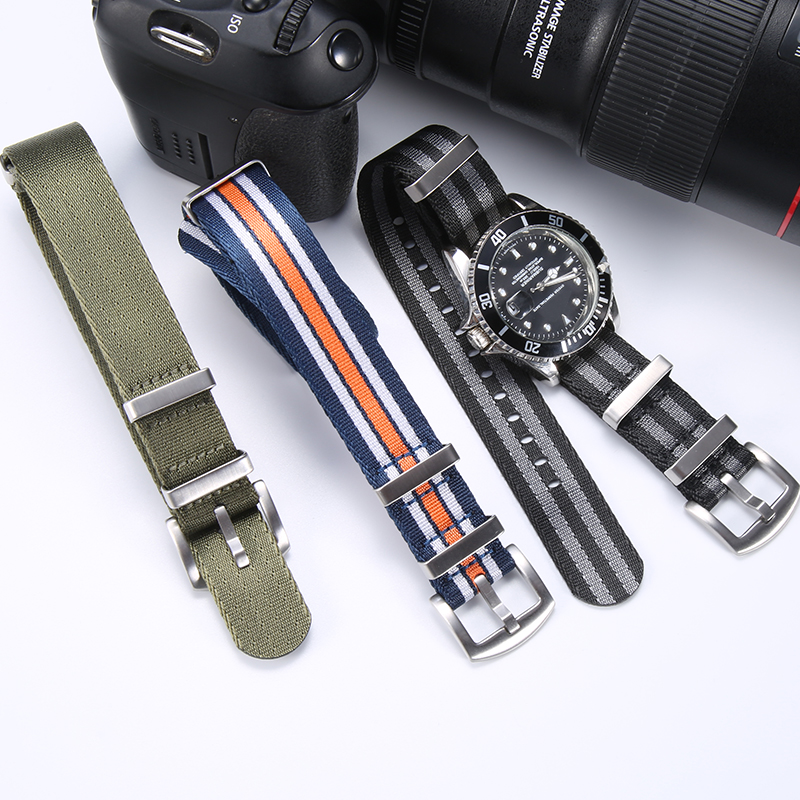 High End Soft Nylon Replacemen - Nato Strap Nylon avaliação e preço