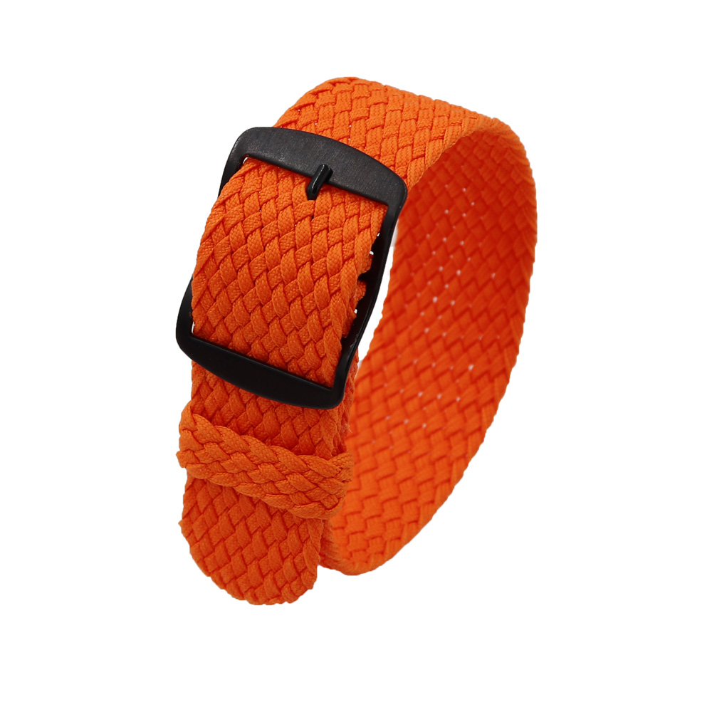 18mm 20mm 22mm Solid color For - Perlon Strap Woven avaliação e preço