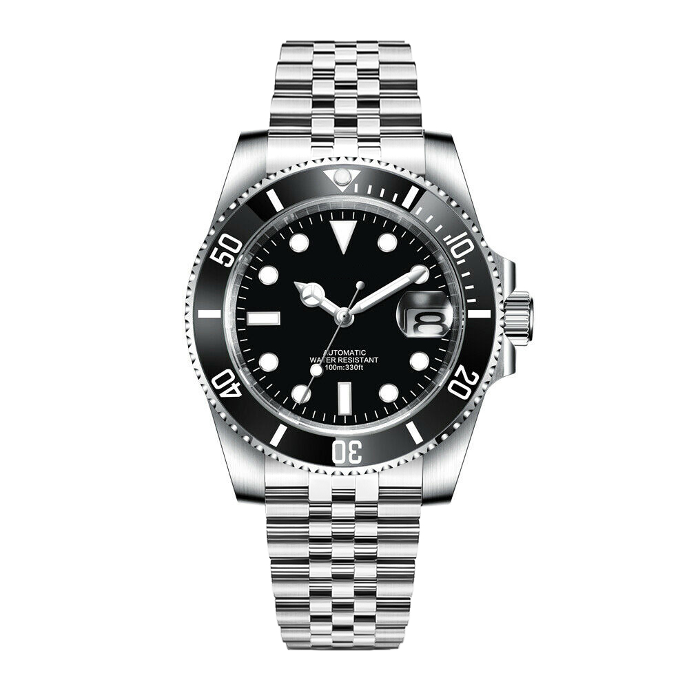 DIY Logo 40MM Dive Watch NH35  - Stainless Bracelet Diver avaliação e preço