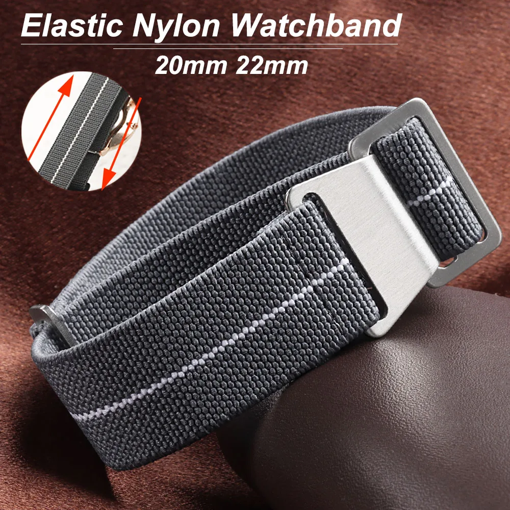 Elastic Watch Strap 60s French - Parachute Strap Elastic avaliação e preço
