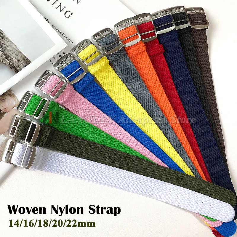 Fabric Woven Nylon Watch Band  - Perlon Strap Woven avaliação e preço