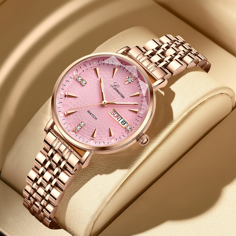 Ladies Watch, Butterfly Buckle - Butterfly Clasp Deployant avaliação e preço