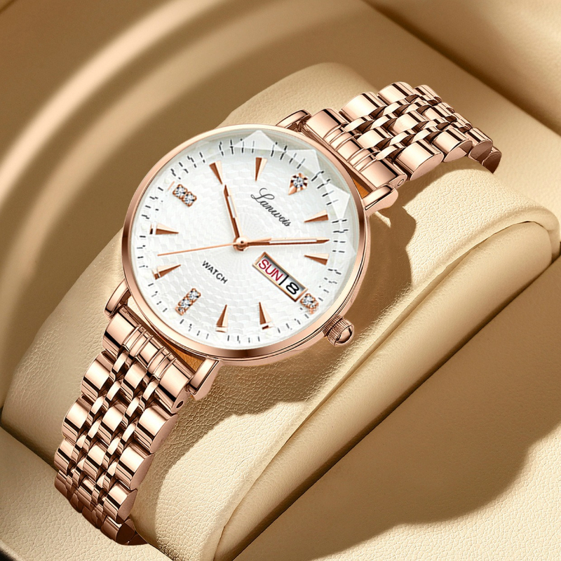 Ladies Watch, Butterfly Buckle - Butterfly Clasp Deployant avaliação e preço