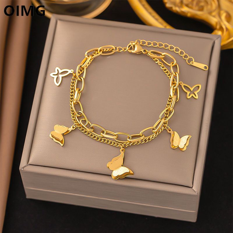 OIMG 316L Stainless Steel 3 Co - Butterfly Clasp Deployant avaliação e preço