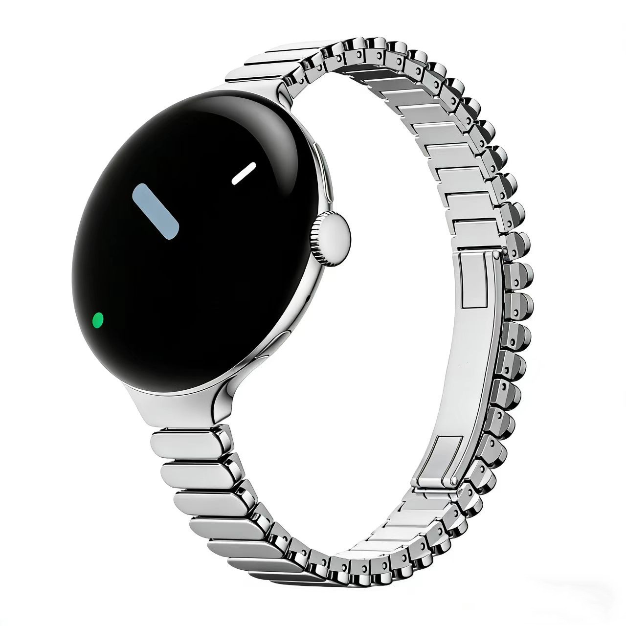 Oval Shape Link Watch Band for - Butterfly Clasp Deployant avaliação e preço