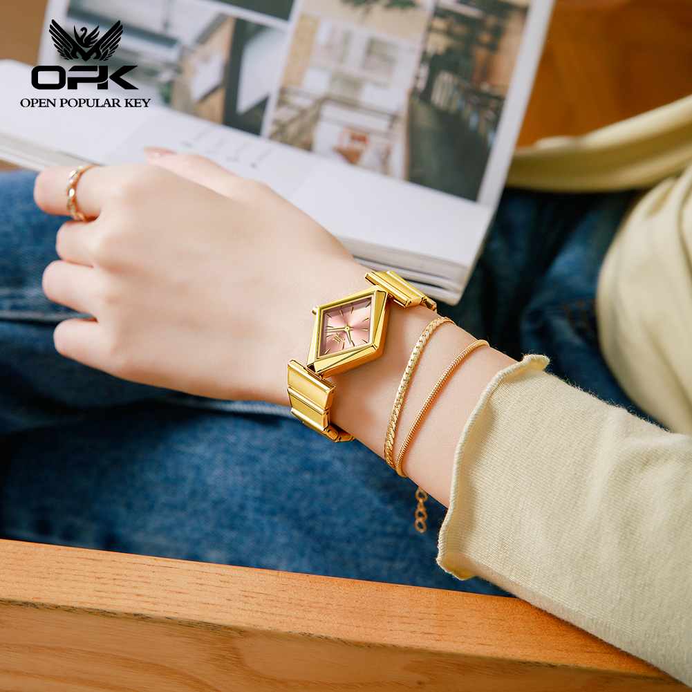 OPK 6082 Elegance Women Quartz - Stainless Bracelet Diver avaliação e preço