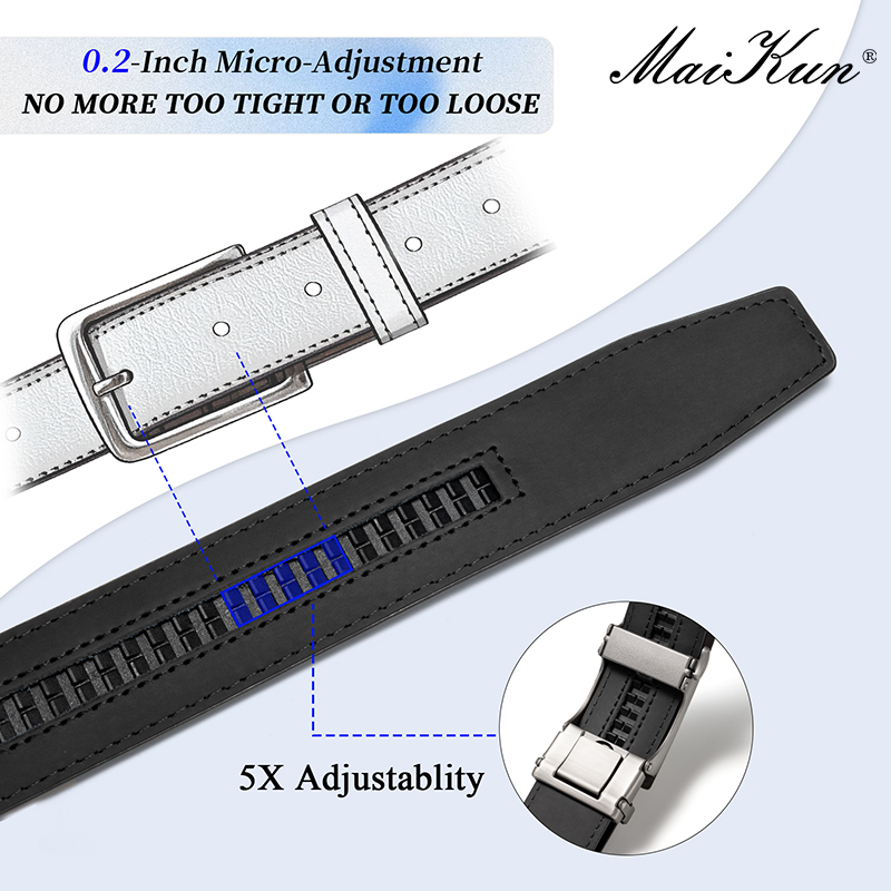 Maikun Brown Leather Ratchet B - Leather Strap Quick Release avaliação e preço