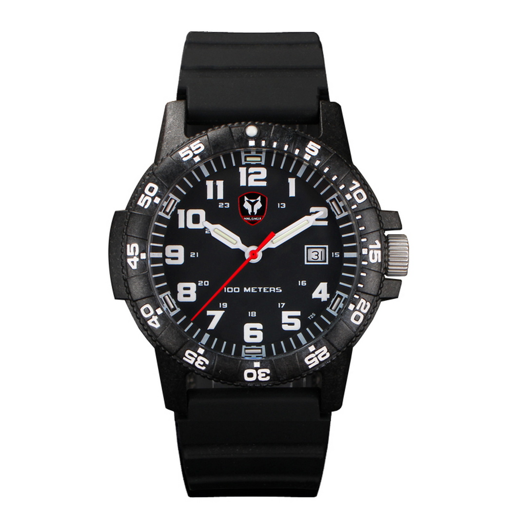 Hnlgnox Mens Pilot Watches Spo - Rubber Strap Diver avaliação e preço