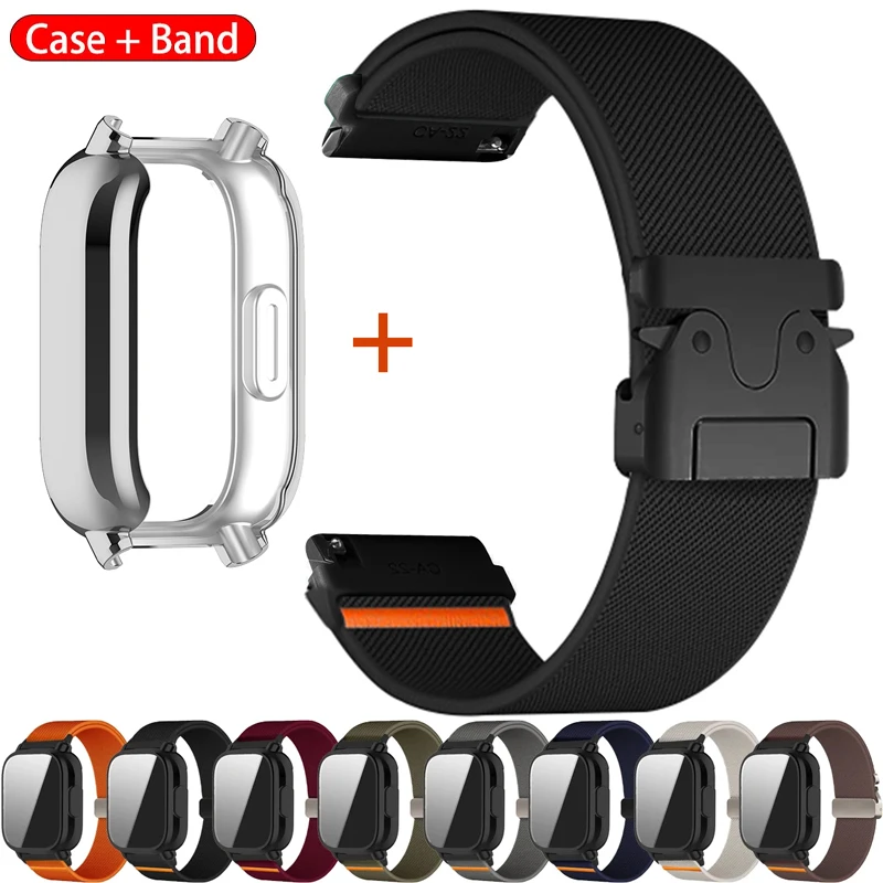 Nylon Straps+ TPU case for Red - Parachute Strap Elastic avaliação e preço