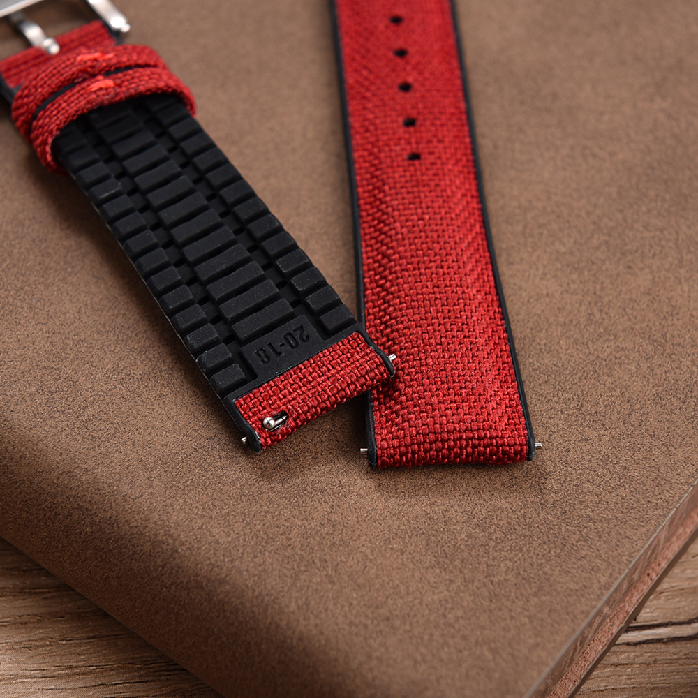New Design Sailcloth Rubber St - Canvas Strap Watch avaliação e preço