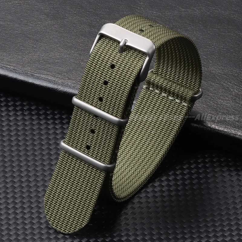 Ribbed Nylon Watch Strap 18mm  - Nato Strap Nylon avaliação e preço