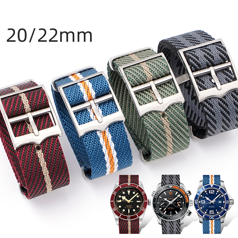 20mm 22mm Weave Canvas Nylon S - Nato Strap Nylon avaliação e preço