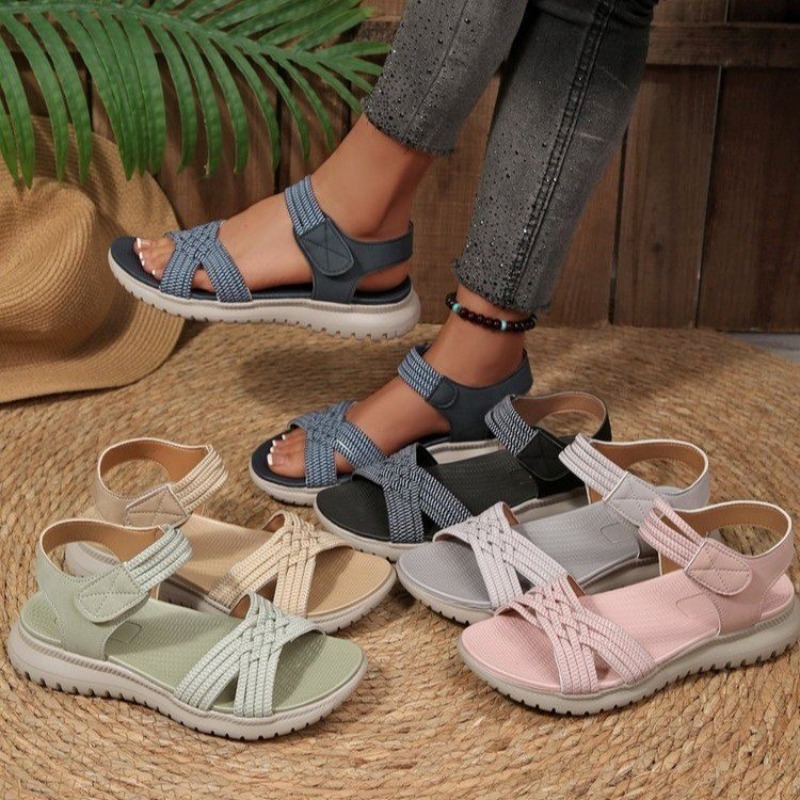 Women Sport Sandals Velcro Clo - Sport Loop Velcro avaliação e preço