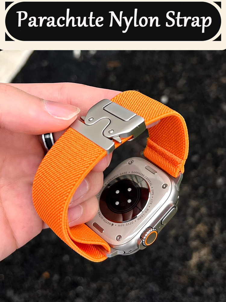 Straps For Apple Watch ultra 2 - Parachute Strap Elastic avaliação e preço