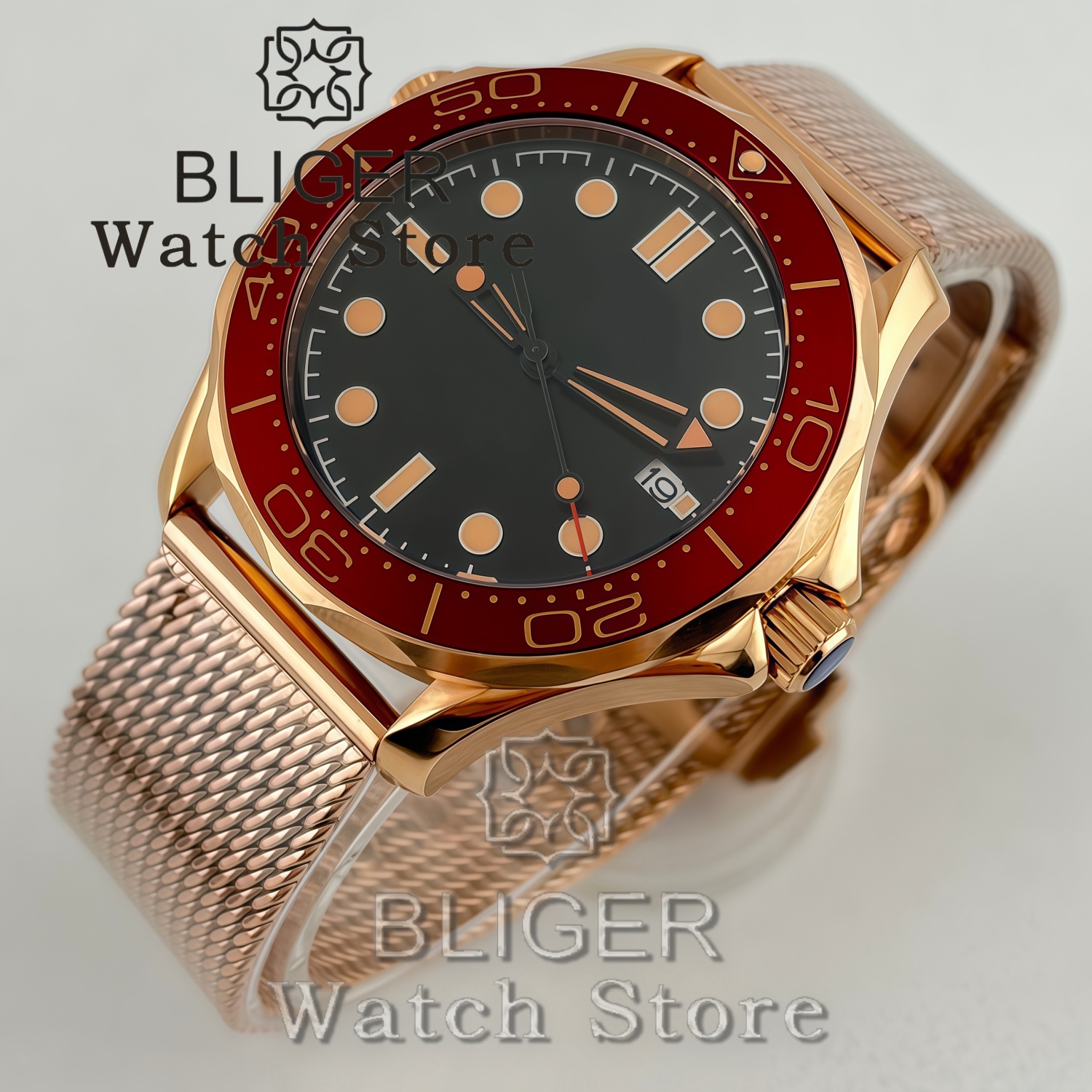 BLIGER Vintage Bronze Rose Gol - Tropic Strap Vintage avaliação e preço