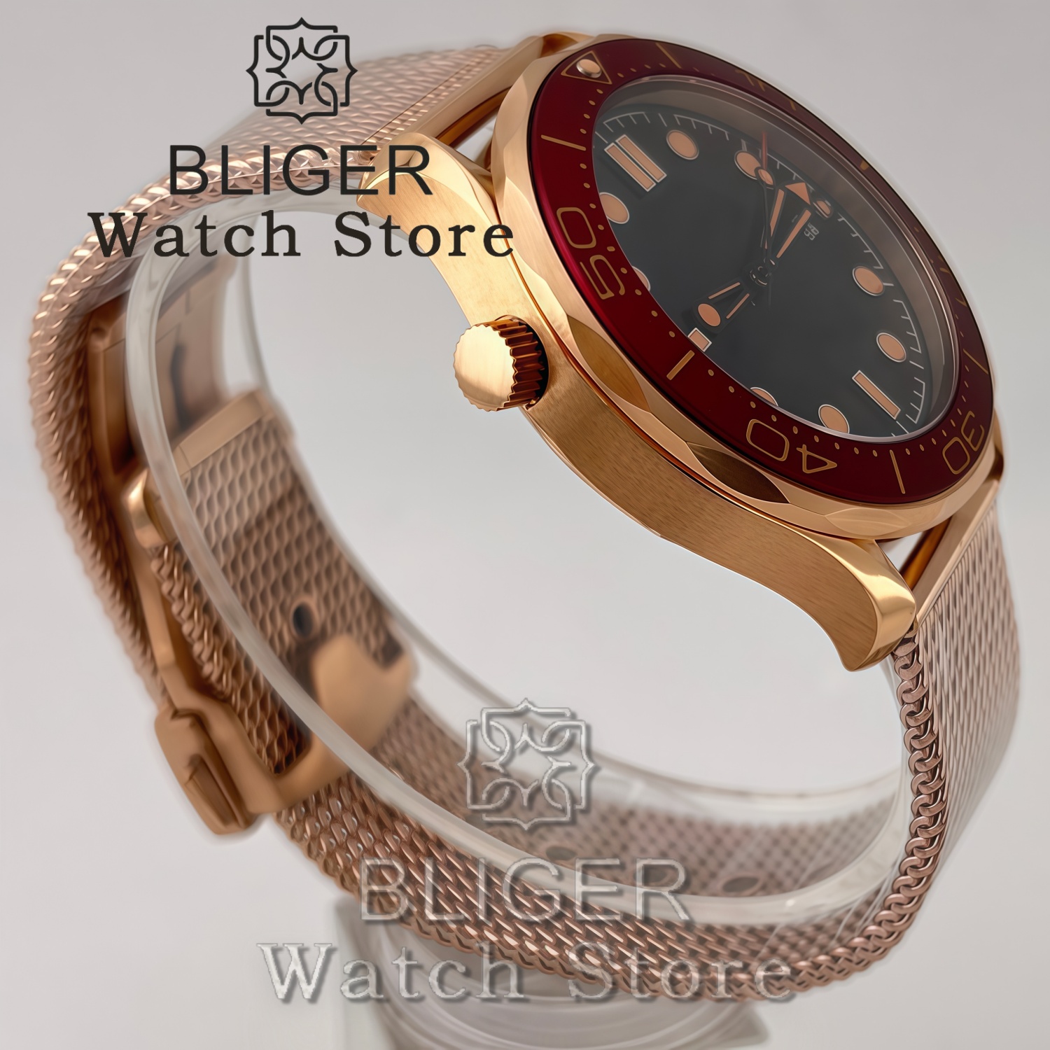 BLIGER Vintage Bronze Rose Gol - Tropic Strap Vintage avaliação e preço