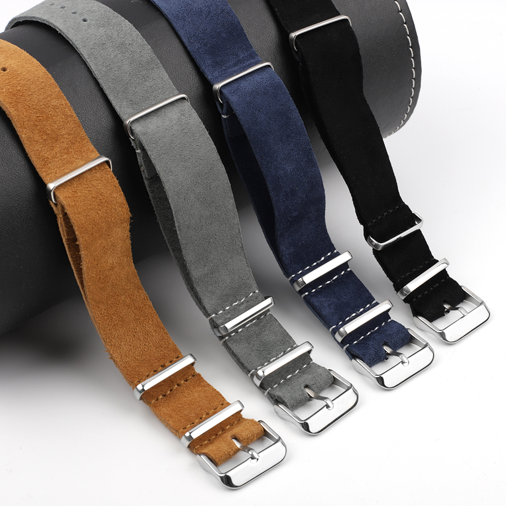 Soft Retro Suede Genuine Leath - Suede Strap Watch avaliação e preço