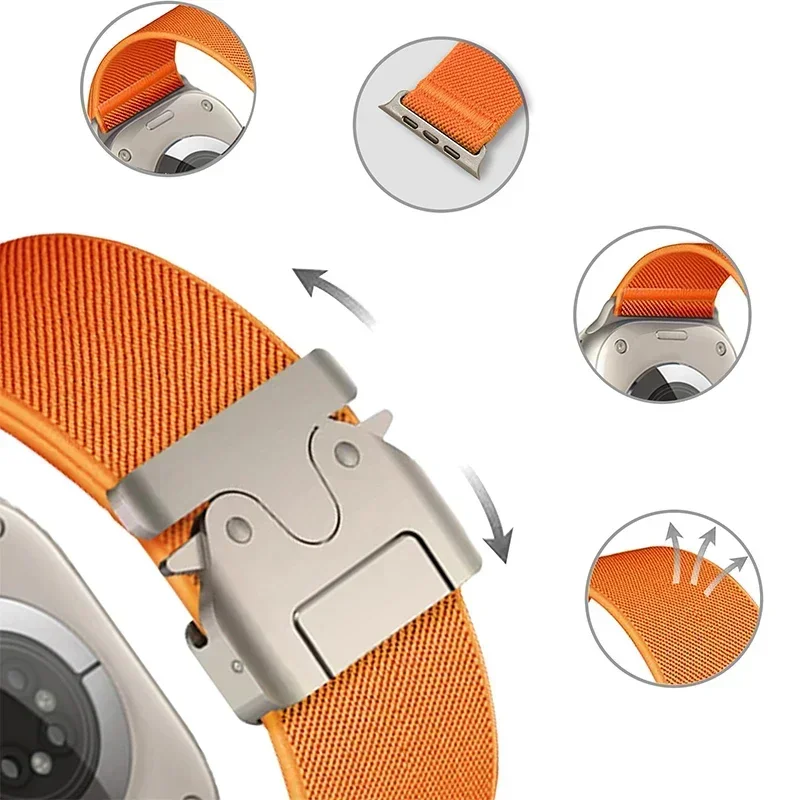 Parachute Strap for Apple Watc - Parachute Strap Elastic avaliação e preço